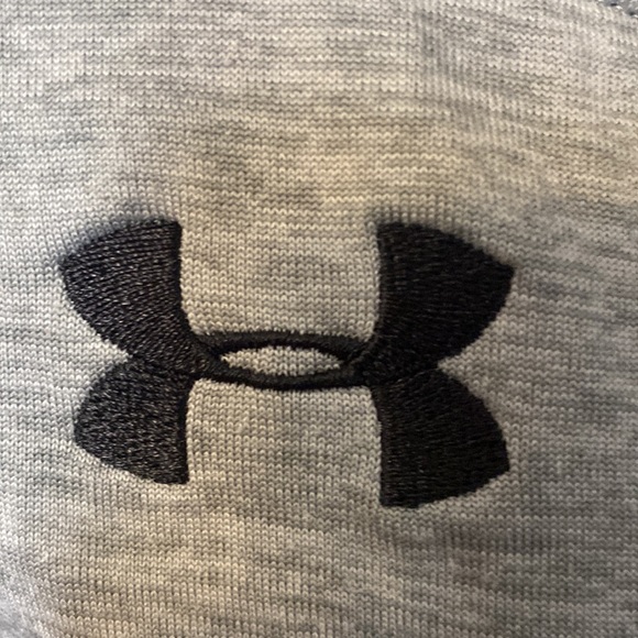 Under Armour Men’s Gray & Black 1/4 Zip Fleece Pullover - M - Picture 2 of 9